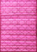 Machine Washable Persian Pink Traditional Rug, wshtr1959pnk