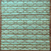 Square Persian Light Blue Traditional Rug, tr1959lblu