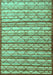 Machine Washable Persian Turquoise Traditional Area Rugs, wshtr1959turq