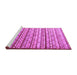 Sideview of Machine Washable Persian Purple Traditional Area Rugs, wshtr1959pur