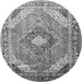 Square Persian Gray Traditional Rug, tr195gry