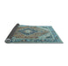 Sideview of Persian Light Blue Traditional Rug, tr195lblu