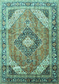 Persian Turquoise Traditional Rug, tr195turq