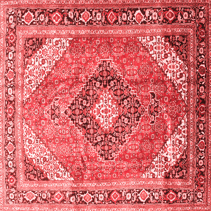 Machine Washable Persian Red Traditional Rug, wshtr195red