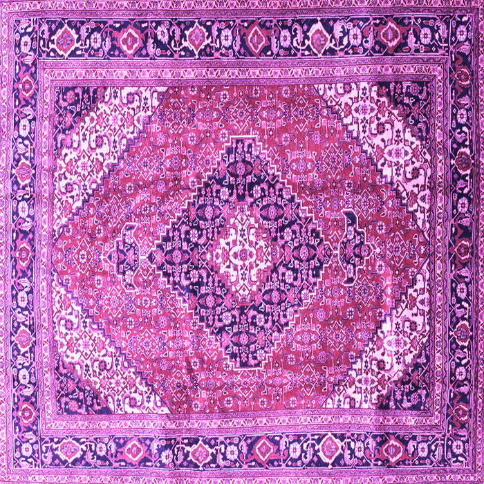 Square Persian Purple Traditional Rug, tr195pur