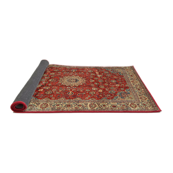 Sideview of Traditional Red Medallion Rug, tr1960