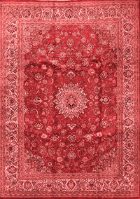 Medallion Red Traditional Rug, tr1960red