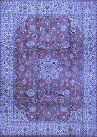 Medallion Blue Traditional Rug, tr1961blu