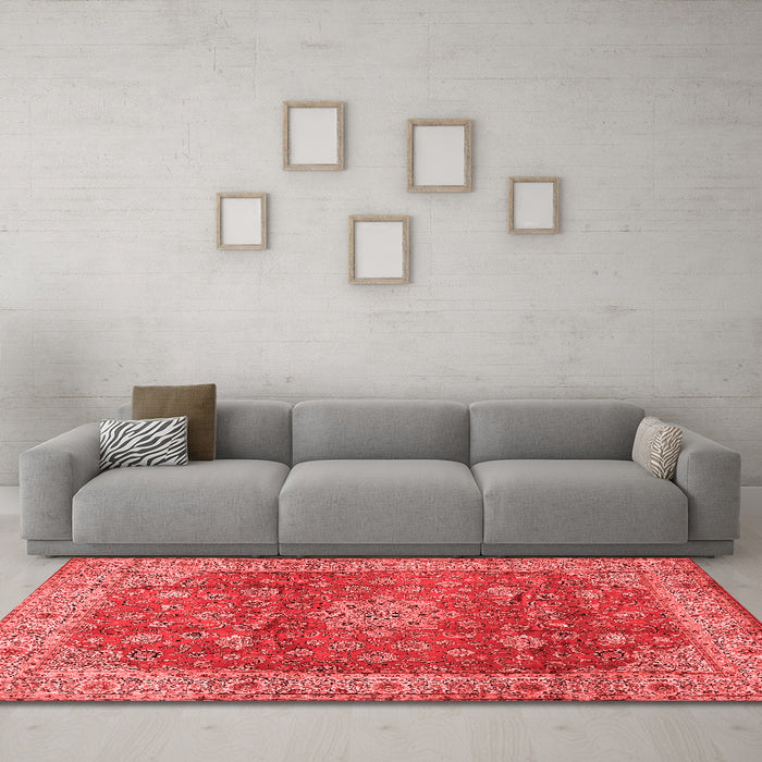 Traditional Red Washable Rugs