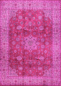 Medallion Pink Traditional Rug, tr1961pnk