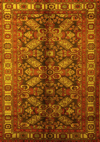 Persian Yellow Traditional Rug, tr1962yw