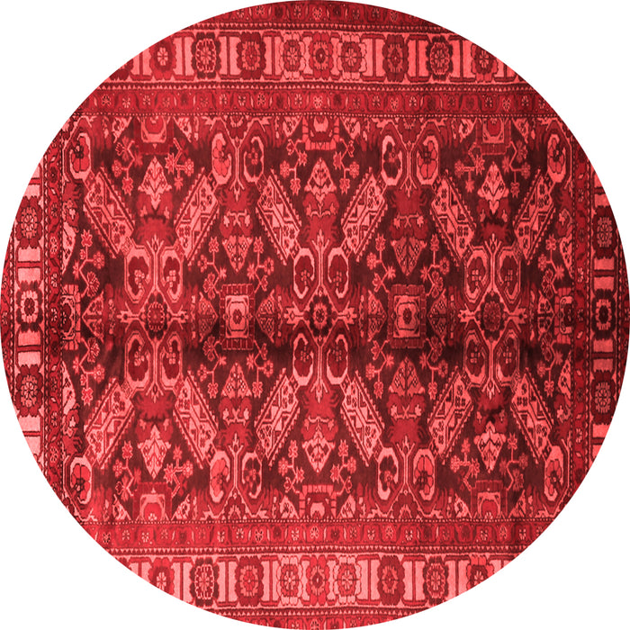 Machine Washable Persian Red Traditional Rug, wshtr1962red