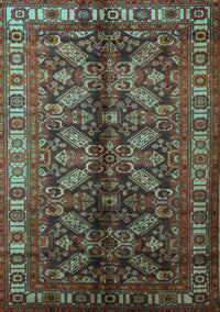 Persian Light Blue Traditional Rug, tr1962lblu