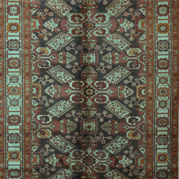 Machine Washable Persian Light Blue Traditional Rug, wshtr1962lblu