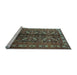 Sideview of Machine Washable Persian Light Blue Traditional Rug, wshtr1962lblu