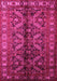 Machine Washable Persian Pink Traditional Rug, wshtr1962pnk