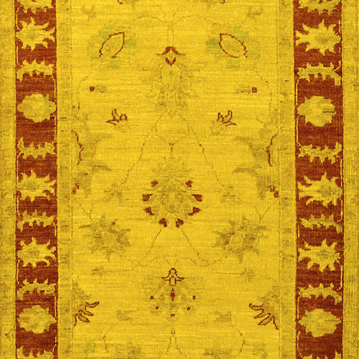 Oriental Yellow Traditional Rug, tr1963yw