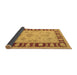 Sideview of Oriental Brown Traditional Rug, tr1963brn