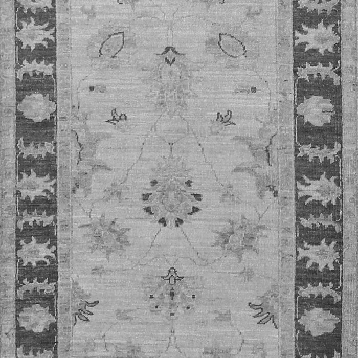 Serging Thickness of Machine Washable Oriental Gray Traditional Rug, wshtr1963gry