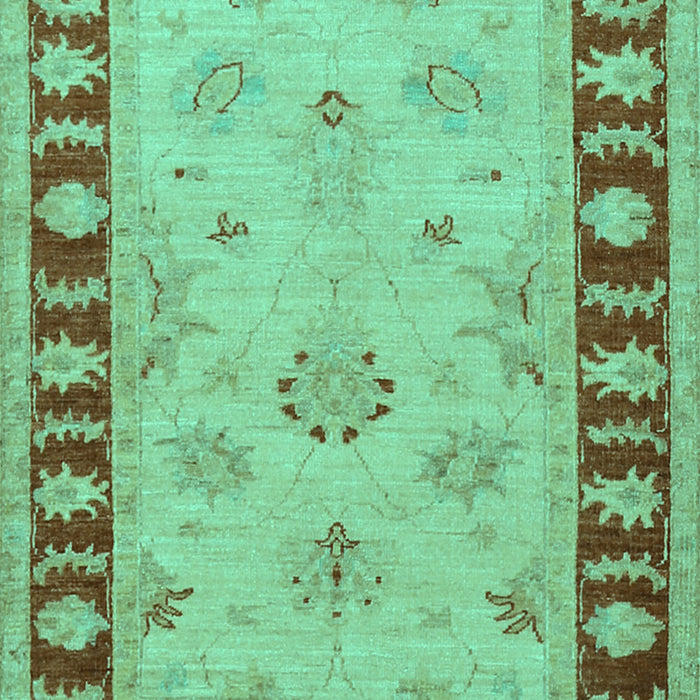 Machine Washable Oriental Turquoise Traditional Area Rugs, wshtr1963turq