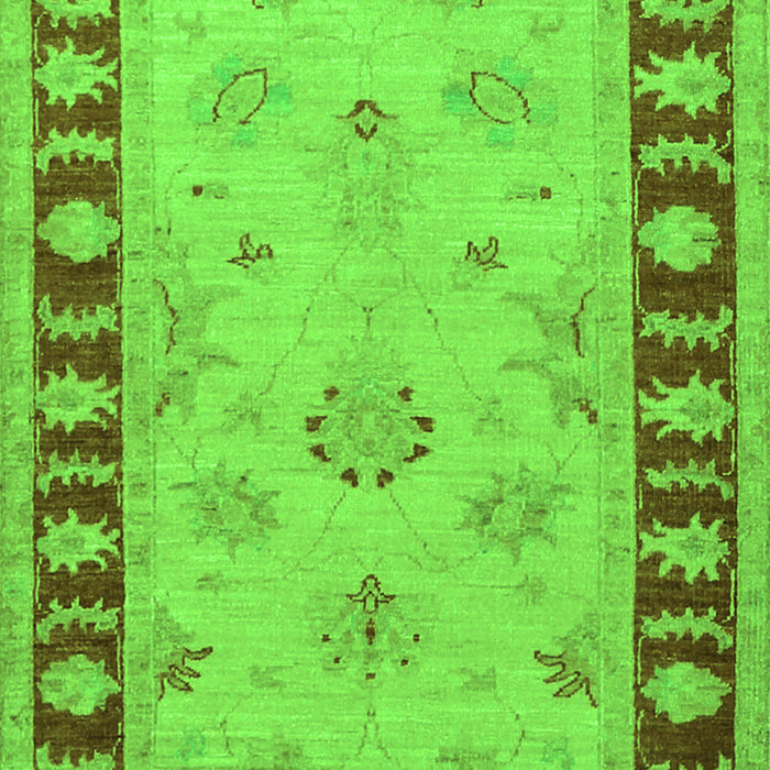 Oriental Green Traditional Rug, tr1963grn