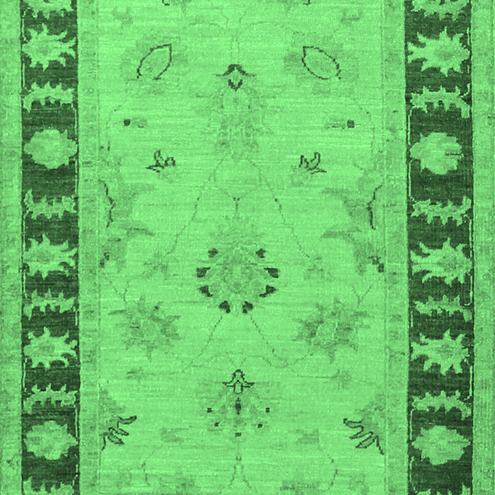 Oriental Emerald Green Traditional Rug, tr1963emgrn