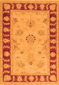 Oriental Orange Traditional Rug, tr1963org