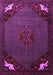 Machine Washable Persian Purple Traditional Area Rugs, wshtr1964pur