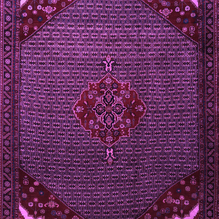 Machine Washable Persian Purple Traditional Area Rugs, wshtr1964pur