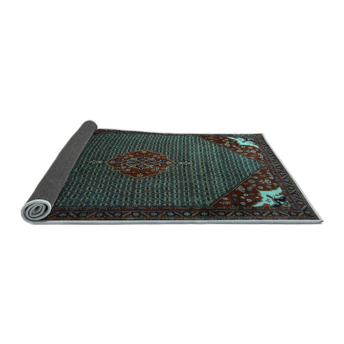Sideview of Persian Light Blue Traditional Rug, tr1964lblu