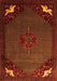 Persian Orange Traditional Rug, tr1964org