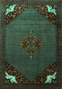 Persian Turquoise Traditional Rug, tr1964turq