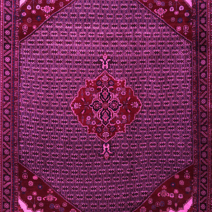 Machine Washable Persian Pink Traditional Rug, wshtr1964pnk