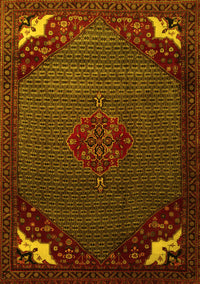 Persian Yellow Traditional Rug, tr1964yw