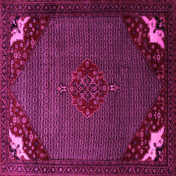 Square Persian Pink Traditional Rug, tr1964pnk