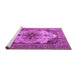 Sideview of Machine Washable Persian Purple Traditional Area Rugs, wshtr1965pur