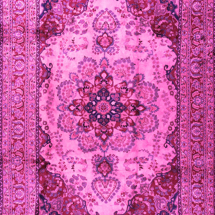 Machine Washable Persian Pink Traditional Rug, wshtr1965pnk