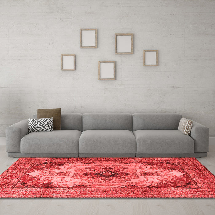 Traditional Red Washable Rugs