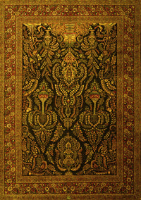 Persian Yellow Traditional Rug, tr1966yw