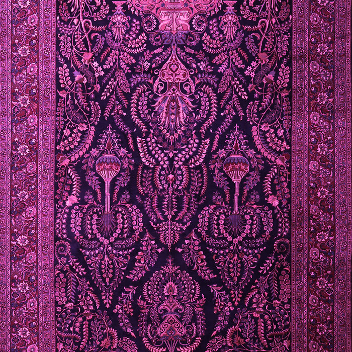 Machine Washable Persian Pink Traditional Rug, wshtr1966pnk