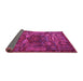 Sideview of Animal Pink Traditional Rug, tr1967pnk