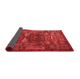 Animal Red Traditional Area Rugs