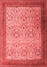 Persian Red Traditional Area Rugs