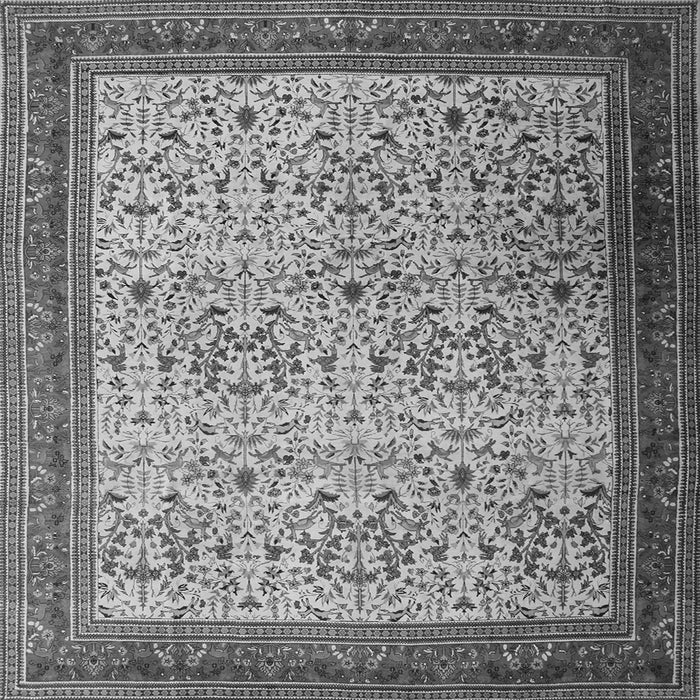 Serging Thickness of Persian Gray Traditional Rug, tr1968gry