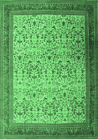 Persian Emerald Green Traditional Rug, tr1968emgrn