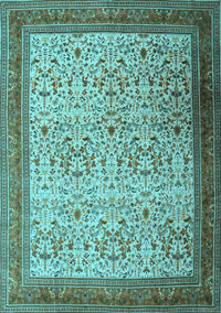 Persian Light Blue Traditional Rug, tr1968lblu