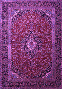 Medallion Purple Traditional Rug, tr1969pur