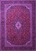 Medallion Purple Traditional Rug, tr1969pur