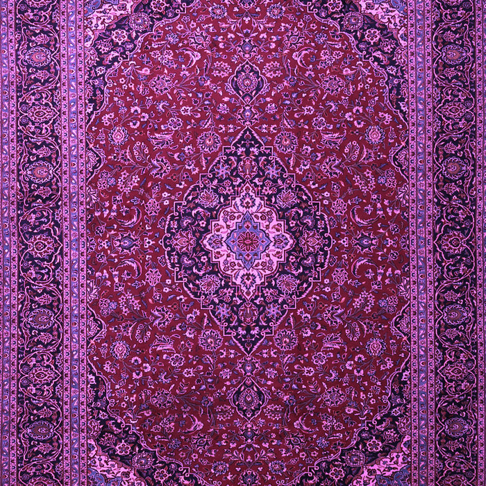 Medallion Purple Traditional Rug, tr1969pur