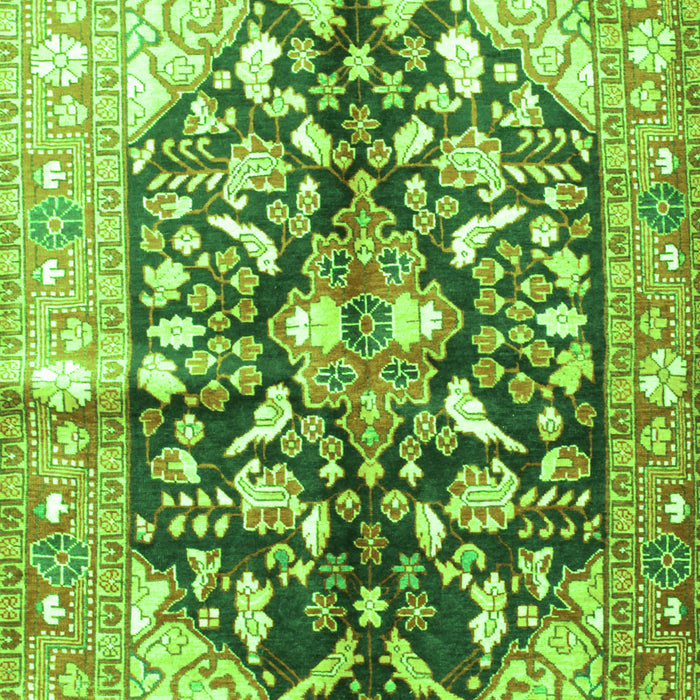 Persian Green Traditional Rug, tr196grn